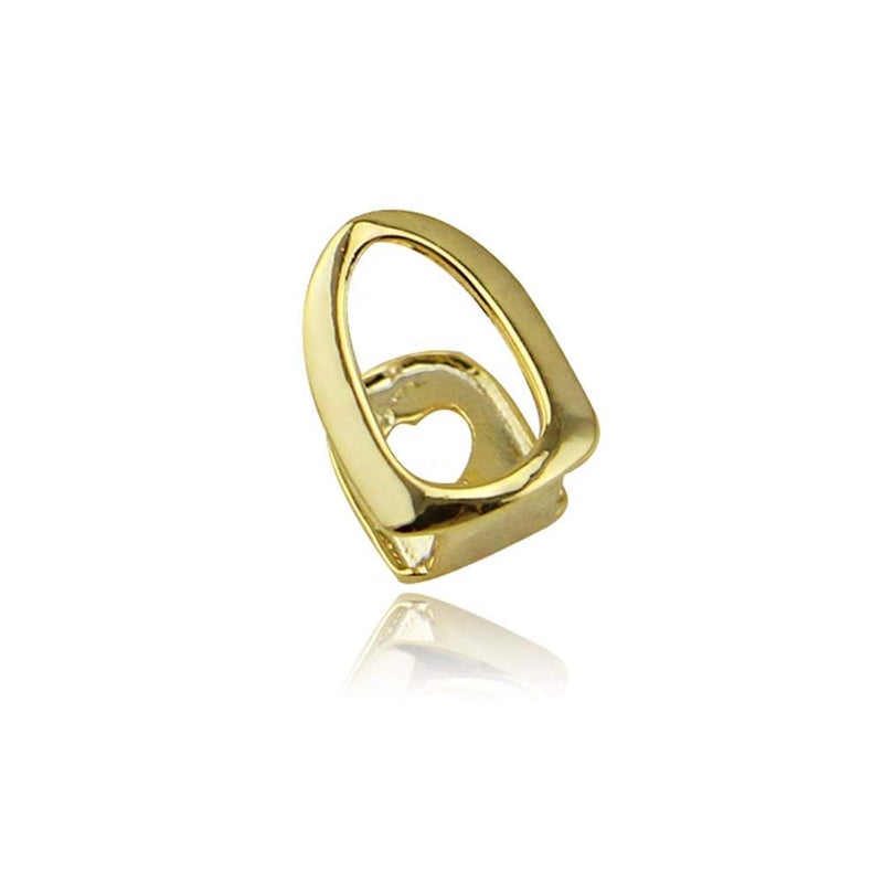 OOCC 6PC 18K Plated Gold Grillz Mouth Teeth Top Tooth Single Grill Cap for Party Accessories - Image 3